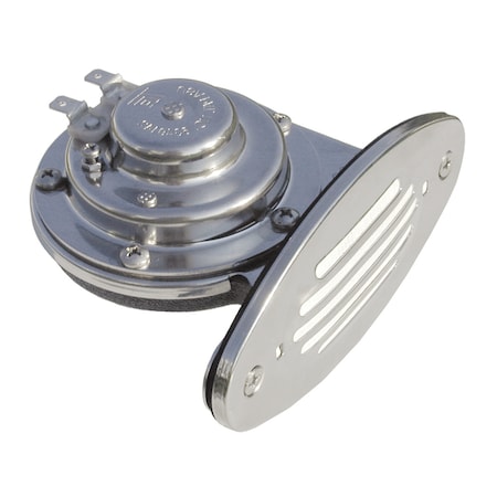 Schmitt & Ongaro Marine Ongaro Mini SS Single Drop-In Horn w/SS Grill - 12v High Pitch 10051